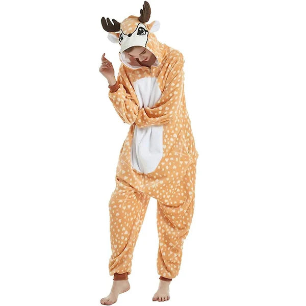 Unisex Animal Pyjamas - Deer