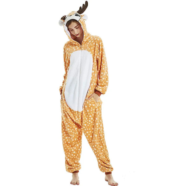 Unisex Animal Pyjamas - Deer