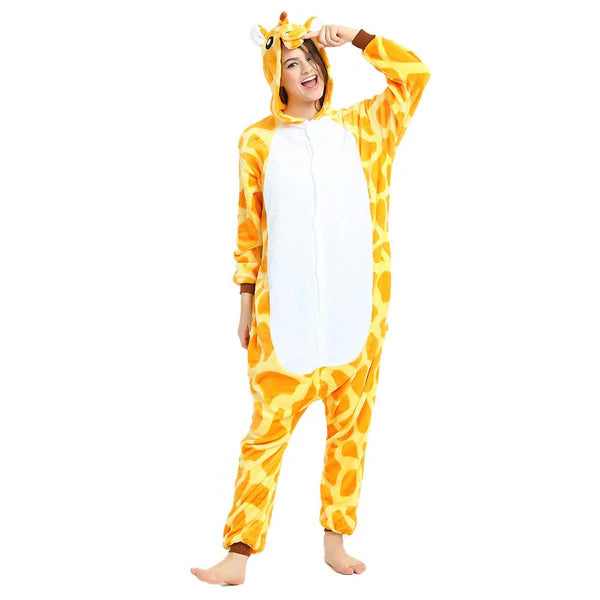 Unisex Animal Pyjamas - Giraffe