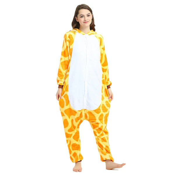 Unisex Animal Pyjamas - Giraffe