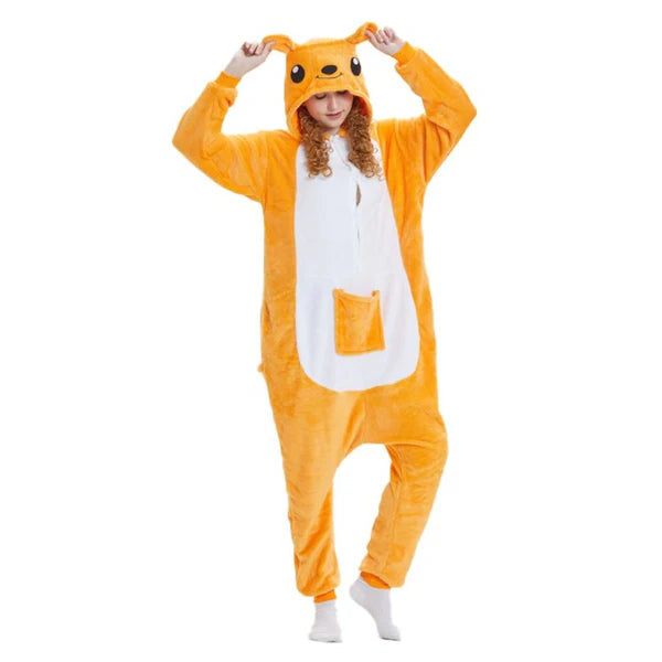 Unisex Animal Pyjamas - Kangaroo