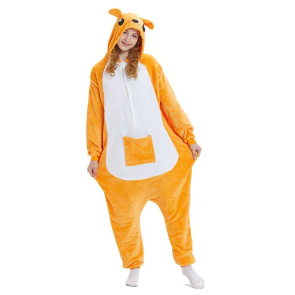 Unisex Animal Pyjamas - Kangaroo