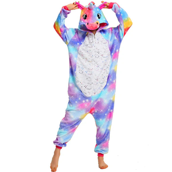 Unisex Animal Pyjamas - Unicorn