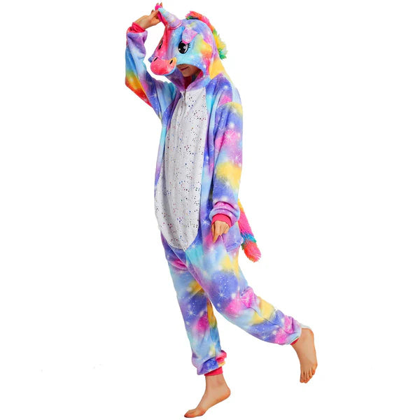 Unisex Animal Pyjamas - Unicorn