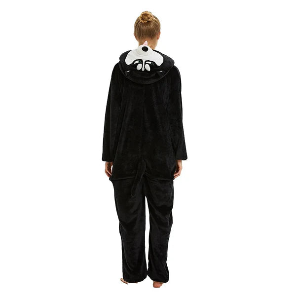 Animal Pyjamas - Black Husky Dog