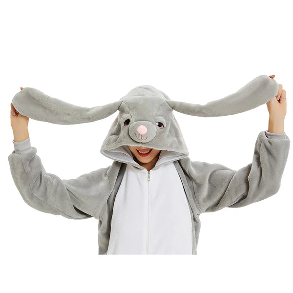 Unisex Animal Pyjamas - Big-Ear  Bunny