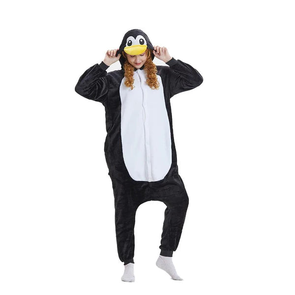 Unisex Animal Pyjamas - Penguin