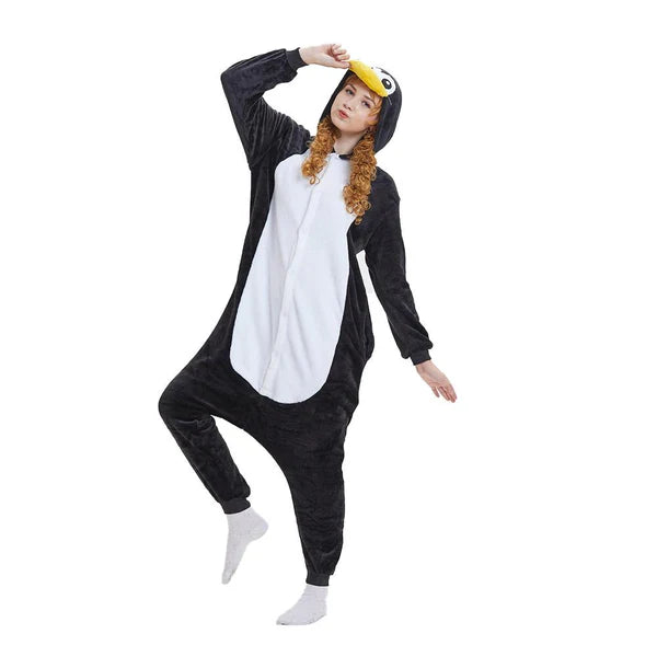 Unisex Animal Pyjamas - Penguin