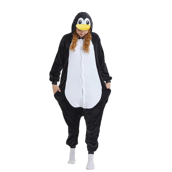 Unisex Animal Pyjamas - Penguin