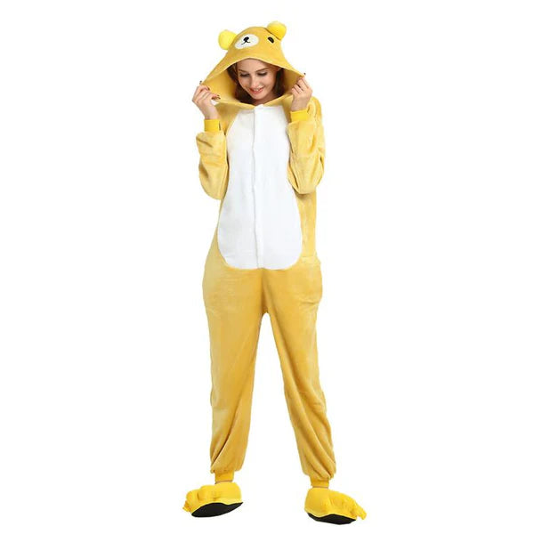 Unisex Animal Pyjamas - Rilakkuma Bear