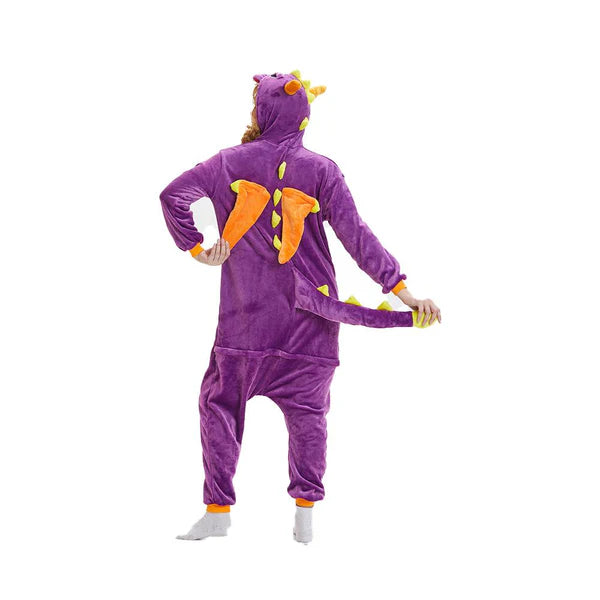 Unisex Animal Pyjamas - Purple Spyro Dragon