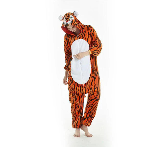 Unisex Animal Pyjamas - Tiger