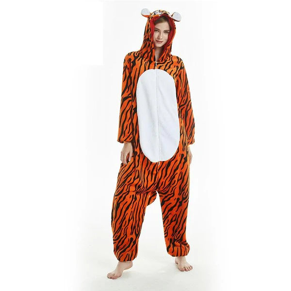 Unisex Animal Pyjamas - Tiger