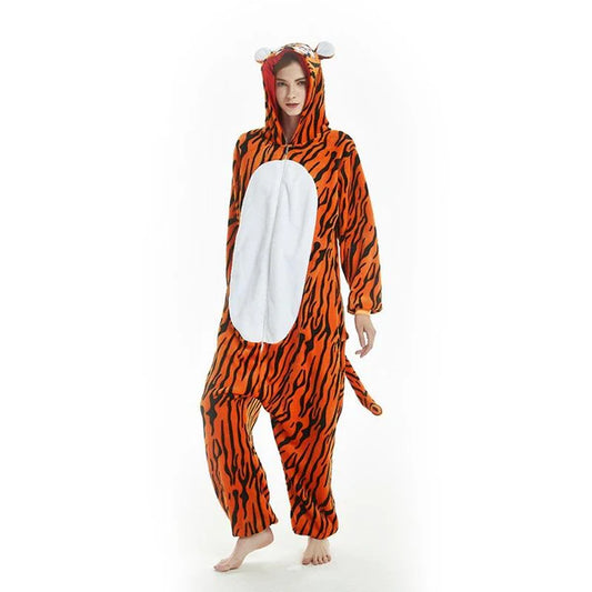 Unisex Animal Pyjamas - Tiger